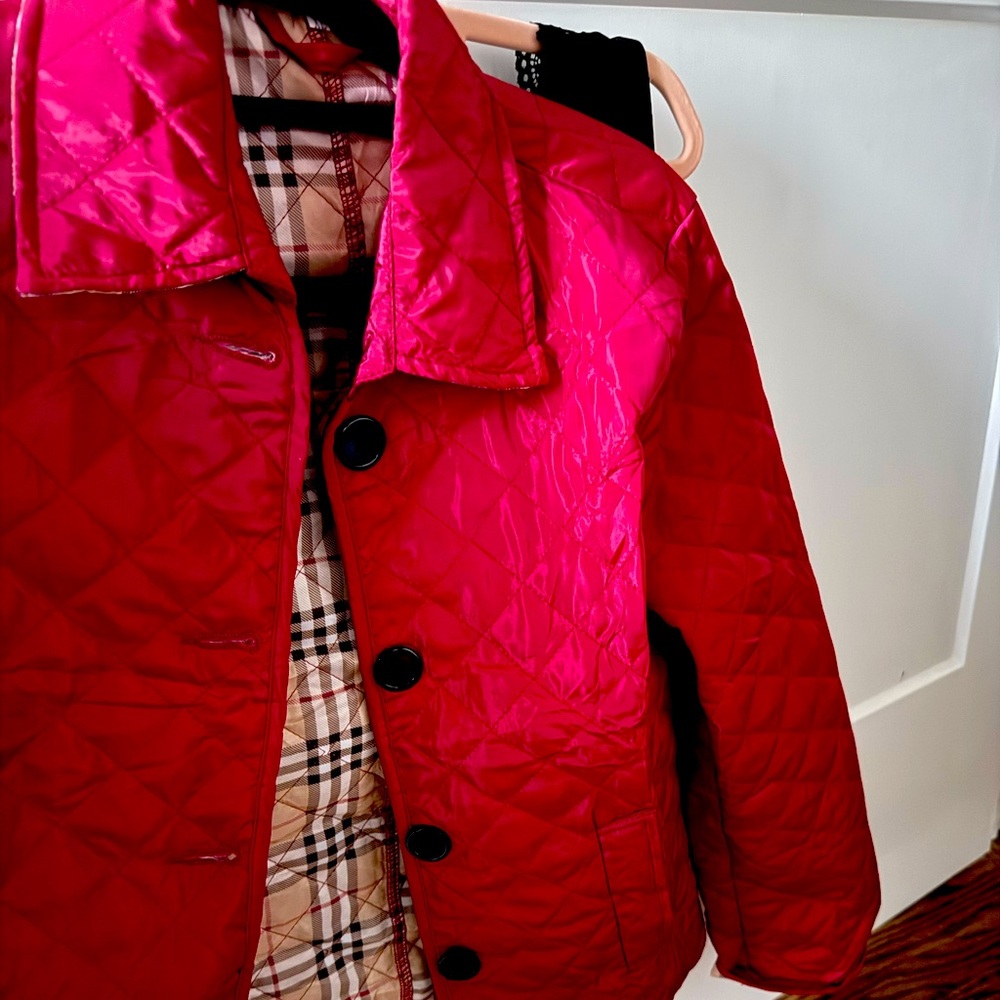 Women's Quilted Jacket - Red